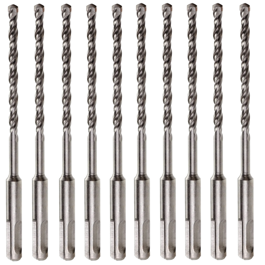 Pack of 10 SDS Plus Masonry Hammer Drill Bit Rennie Tool