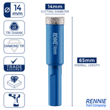 Diamond Tile Drill Bits / Holesaws For Ceramic & Porcelain Tiles