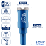 Diamond Tile Drill Bits / Holesaws For Ceramic & Porcelain Tiles