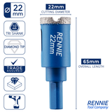 Diamond Tile Drill Bits / Holesaws For Ceramic & Porcelain Tiles