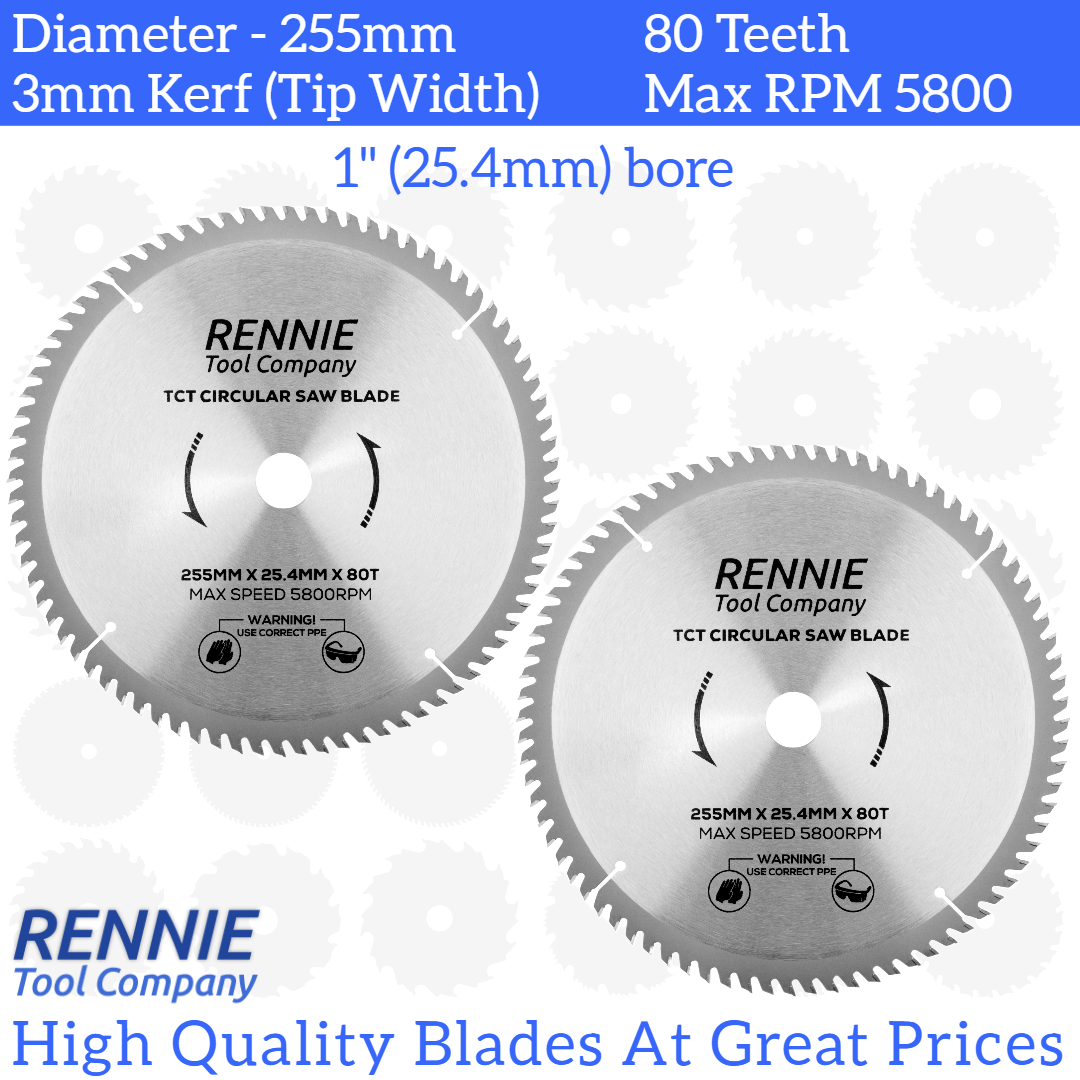255mm x 25.4 mm saw blade deals