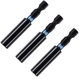 60mm Long Magnetic Impact Driver / Screwdriver Bit Holders Coated