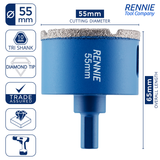 Diamond Tile Drill Bits / Holesaws For Ceramic & Porcelain Tiles