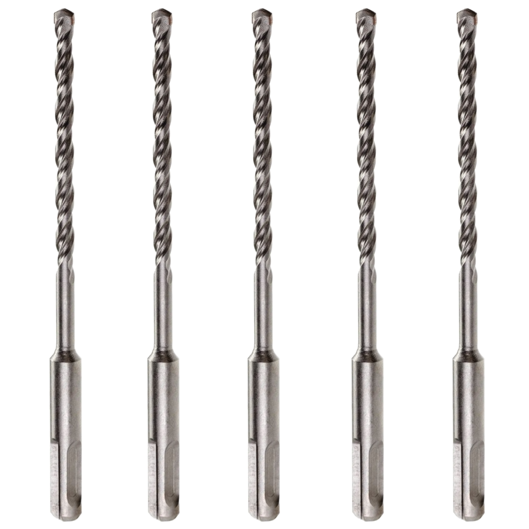 Pack of 5 SDS Plus Masonry Hammer Drill Bit Rennie Tool