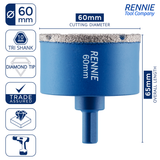 Diamond Tile Drill Bits / Holesaws For Ceramic & Porcelain Tiles