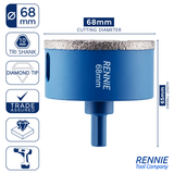 Diamond Tile Drill Bits / Holesaws For Ceramic & Porcelain Tiles