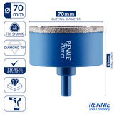 Diamond Tile Drill Bits / Holesaws For Ceramic & Porcelain Tiles