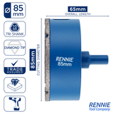 Diamond Tile Drill Bits / Holesaws For Ceramic & Porcelain Tiles
