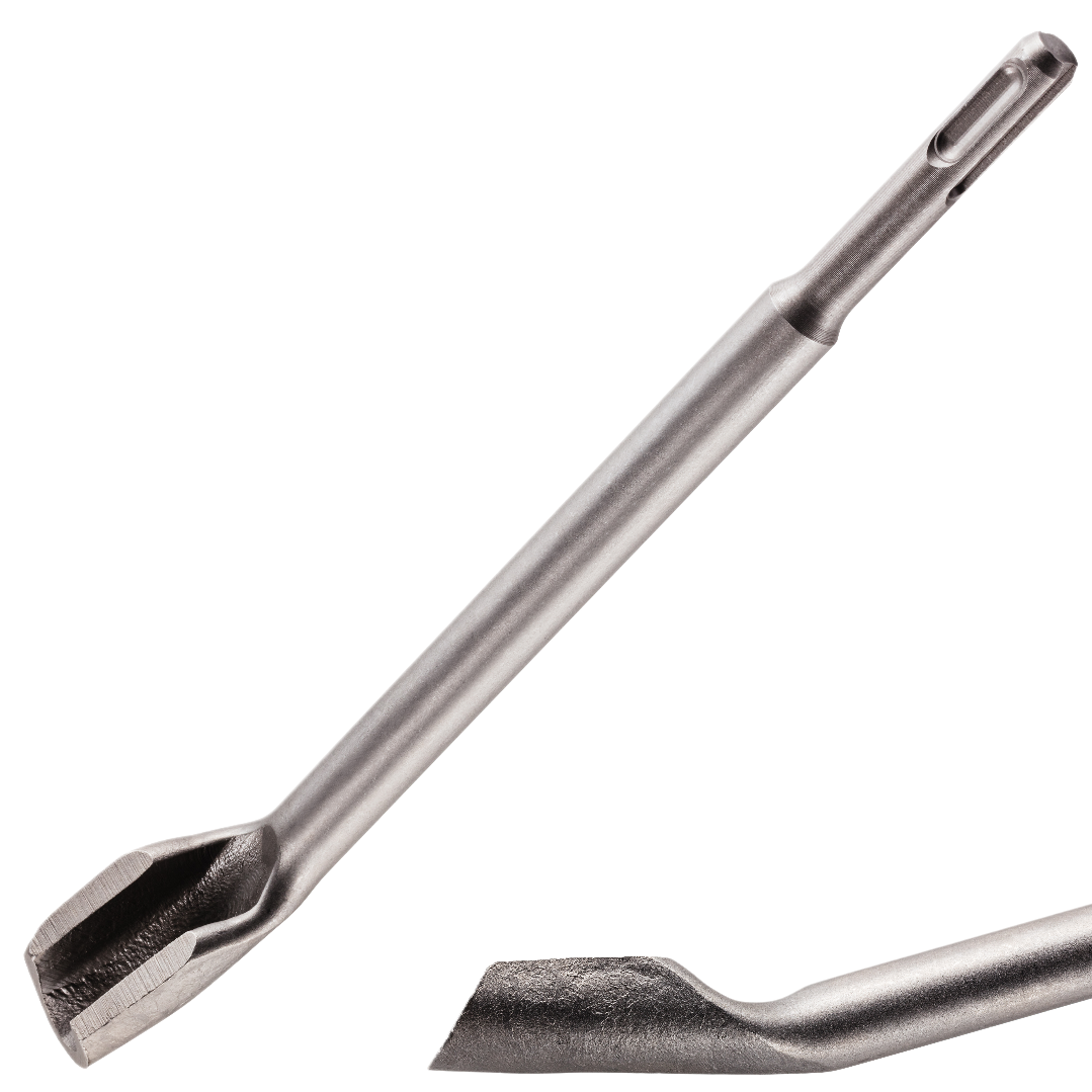SDS Plus Hollow Gouge Chasing Chisel x 250mm Long
