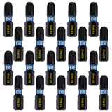 20 Pack PH3 x 25mm Impact Screwdriver Bits Set Phillips #3