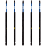 5 Pack - T15 Torx 150mm Long Magnetic Impact Screwdriver Bits Set TX15