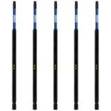 5 Pack - T20 Torx 150mm Long Magnetic Impact Screwdriver Bits Set TX20