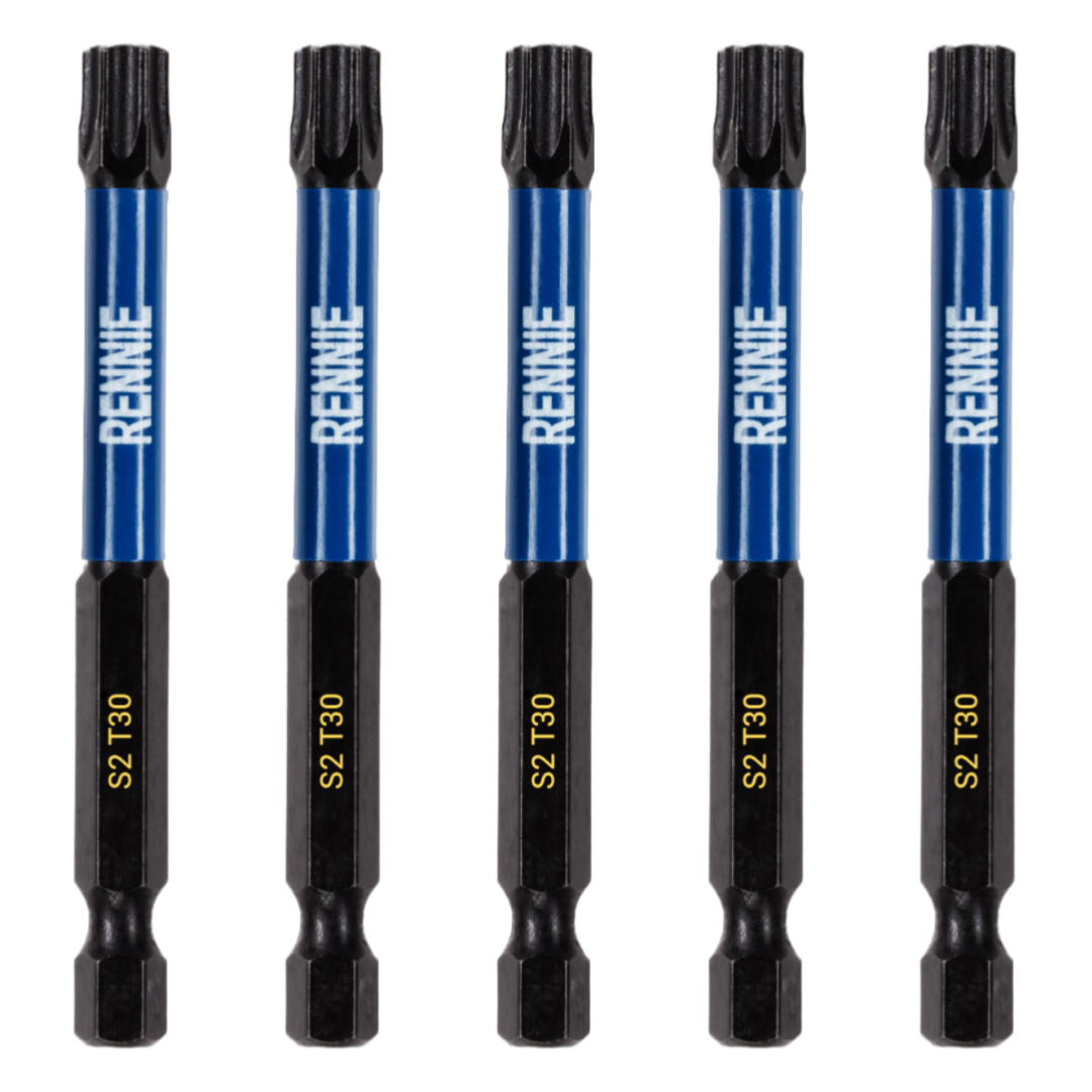 Pack T30 Torx 75mm Long Magnetic Screwdriver Bits