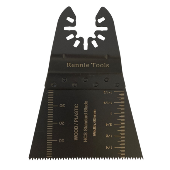 65mm Wide Tapered Oscillating Multi Tool Blades For Wood & Plastic Fits Dewalt Makita Bosch Etc