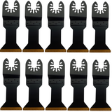 44mm Titanium Coated Bi-Metal Oscillating Multi Tool Blades For Wood, Laminate, Nails & Drywall Fits Dewalt Makita Bosch Etc