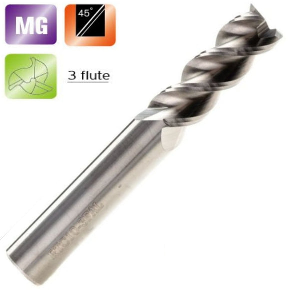 Solid Carbide 3 Flute Endmills For Aluminium