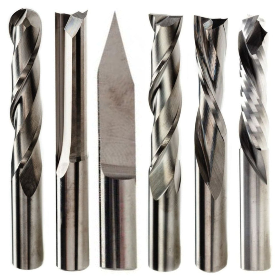 Solid Carbide Router Bit Starter Sets