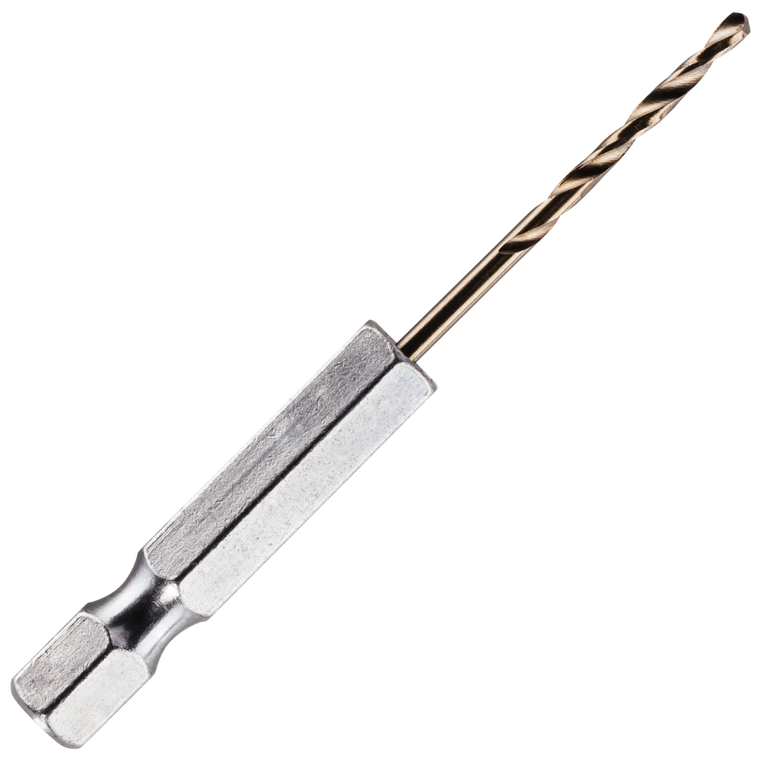 Drill America 23/64" Cobalt Drill Bit With Hex Shank - COHEX Series 135° Split Point For Tough Metals