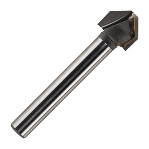 1/2" Diameter x 1/4" Shank x 108 Degree V-Groove Bit - For ACM, Dibond, Aluminium Folding etc