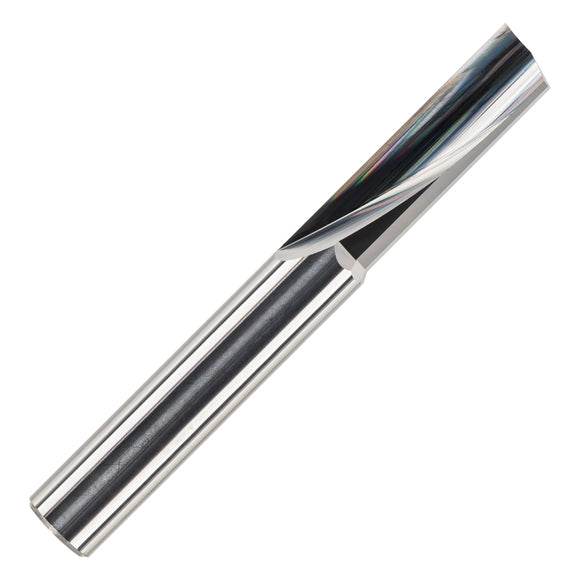 Solid Carbide Single O Flute Straight Router Bits For Plastics, PVC & Acrylic