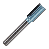 1/4" Shank TCT Tipped Straight Flute Router Bits Fits Makita Festool Dewalt Trend Routers
