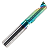 Solid Carbide Single Flute DLC Coated End Mill For Aluminium & ACM