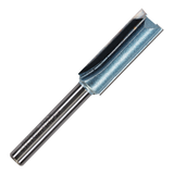 1/4" Shank TCT Tipped Straight Flute Router Bits Fits Makita Festool Dewalt Trend Routers