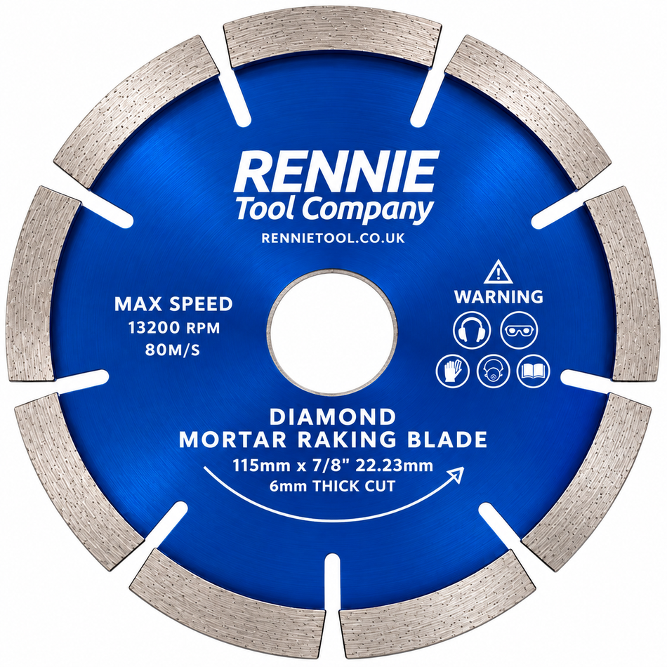 115mm Diamond Mortar Raking Blade / Pointing Raker Disc