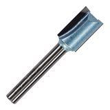 1/4" Shank TCT Tipped Straight Flute Router Bits Fits Makita Festool Dewalt Trend Routers