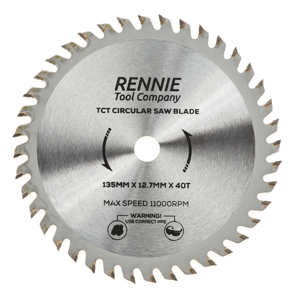 135mmx24T TCT Circular Wood Saw Blades Rennie Tools