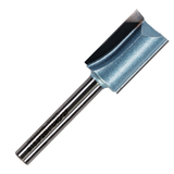 1/4" Shank TCT Tipped Straight Flute Router Bits Fits Makita Festool Dewalt Trend Routers