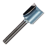 1/4" Shank TCT Tipped Straight Flute Router Bits Fits Makita Festool Dewalt Trend Routers