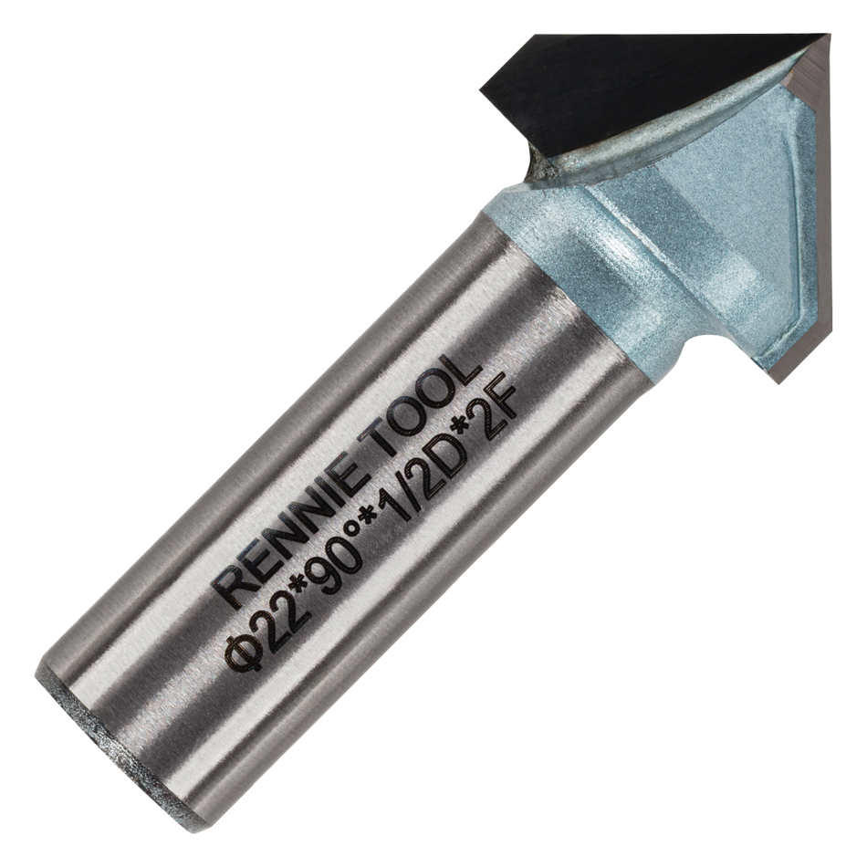 TCT Chamfer V Groove Router Cutter Bits Pro Range Fits Makita Festool Dewalt Trend Routers