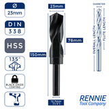 HSS Blacksmith Reduced Shank Drills Metric Sizes