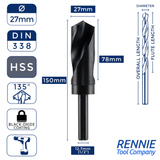 HSS Blacksmith Reduced Shank Drills Metric Sizes