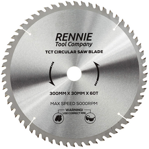 300mm x 60T TCT Circular Wood Saw Blade. Fits Multiple Circular Saws.