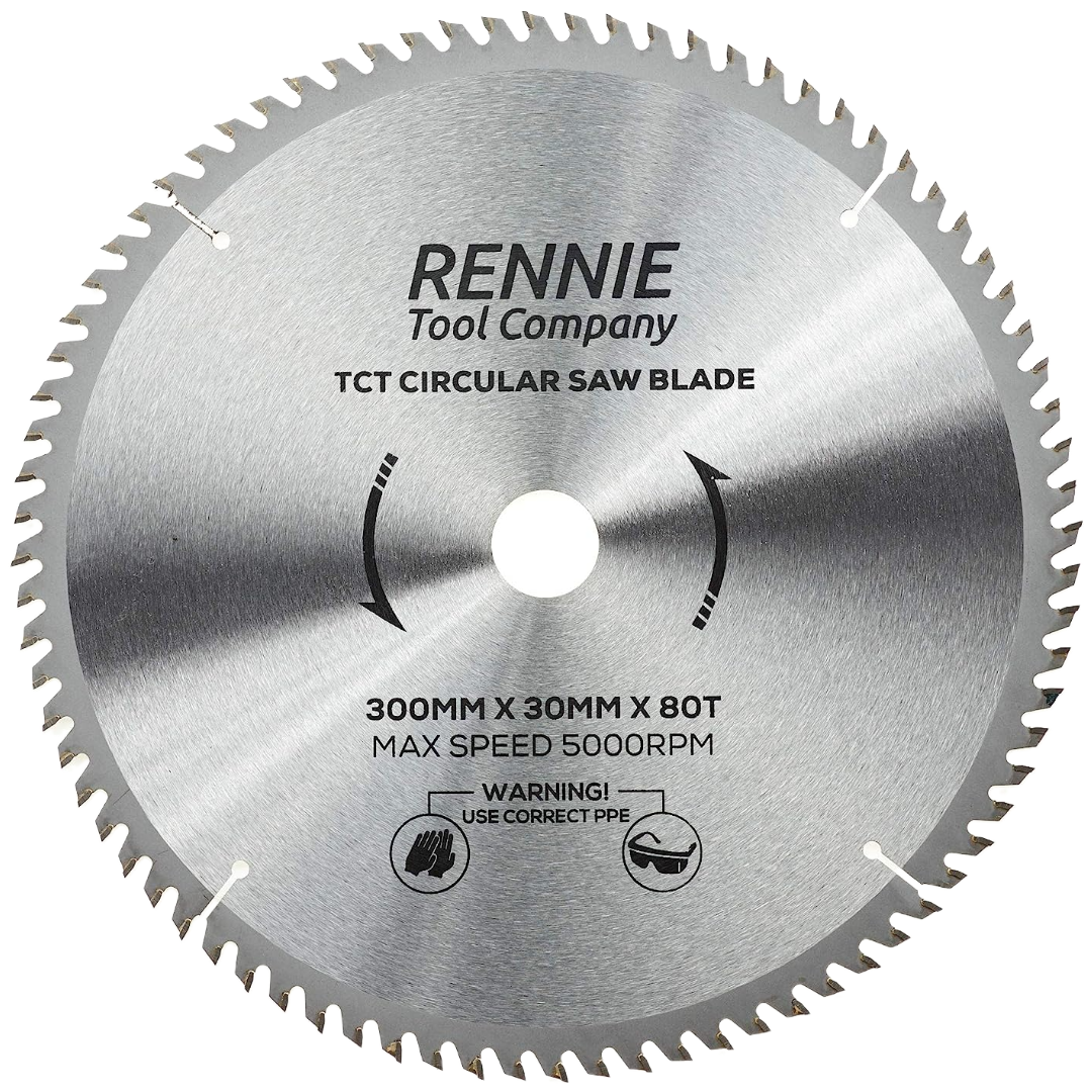 300mm x 80T TCT Circular Wood Saw Blade. Fits Bosch Makita Dewalt Circ