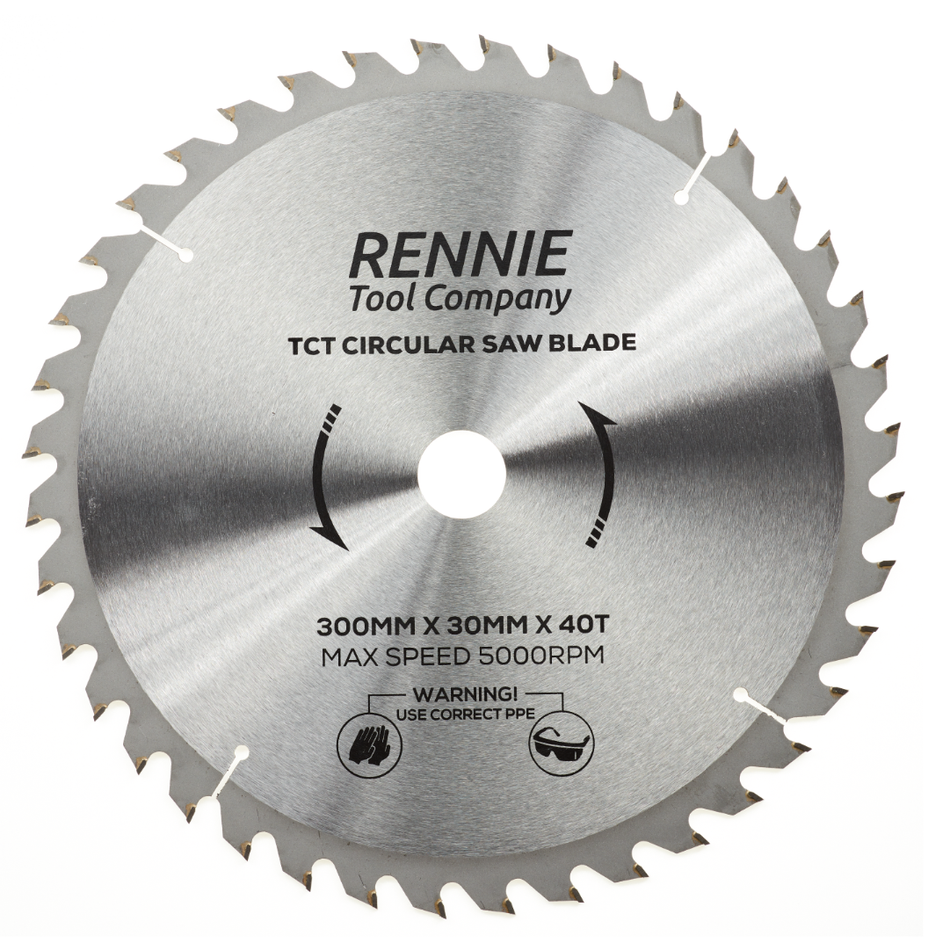 300mm x 40T TCT 300mm x 40T TCT Circular Wood Saw Blade. Fits Bosch Makita Dewalt Circular Saws EtcCircular Wood Saw Blade. Fits Multiple Circular Saws