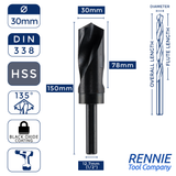 HSS Blacksmith Reduced Shank Drills Metric Sizes