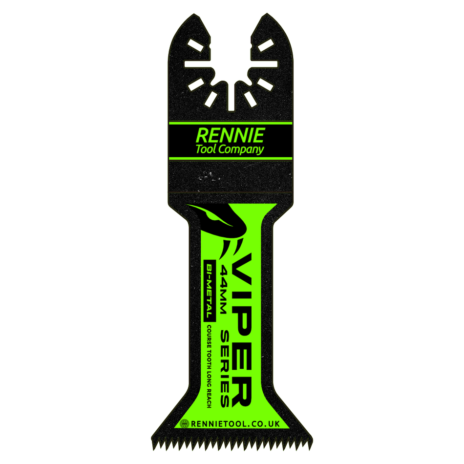 44mm Wide Bi-Metal Coarse Teeth Multi Tool Blades Extra Long Reach For Wood & Metal