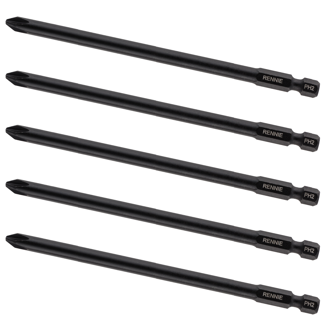 127 Bit 5‑Pack PH2 127mm Autofeed Bits for Fein ASCT14M Tool – Rennie Tool Company