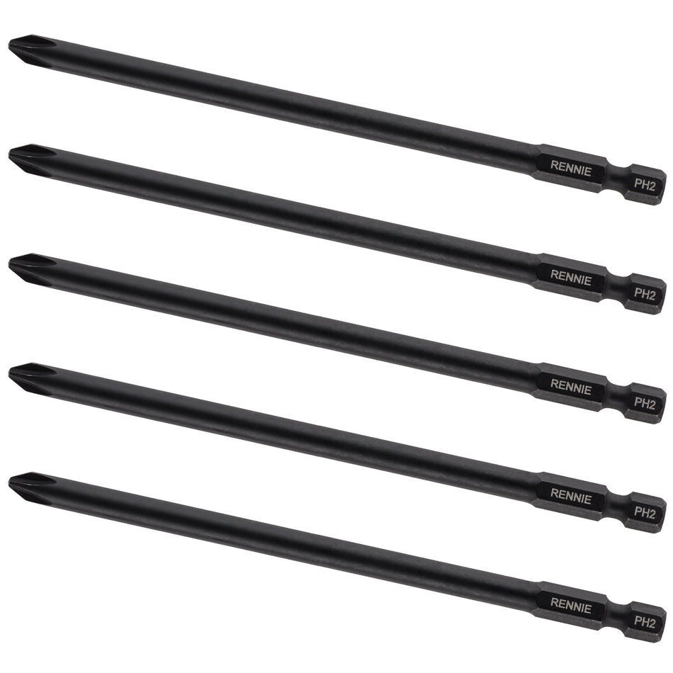 5 Pack x PH2 130mm Autofeed Screwdriver Bits For SENCO DuraSpin DS200 DS202 DS205 EA0122 and TYREX D404-14V