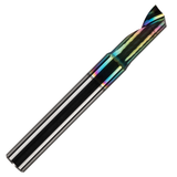 Solid Carbide Single Flute DLC Coated End Mill For Aluminium & ACM