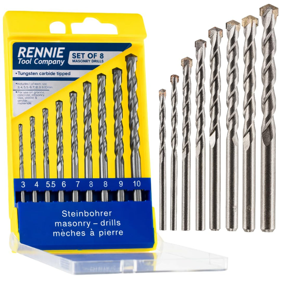 TCT Tipped Masonry Drill Sets