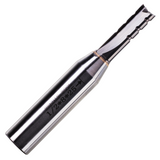 1/2" (12.7mm) Shank TCT Roughing / Chip Breaker 3 Flute Straight Router Bits