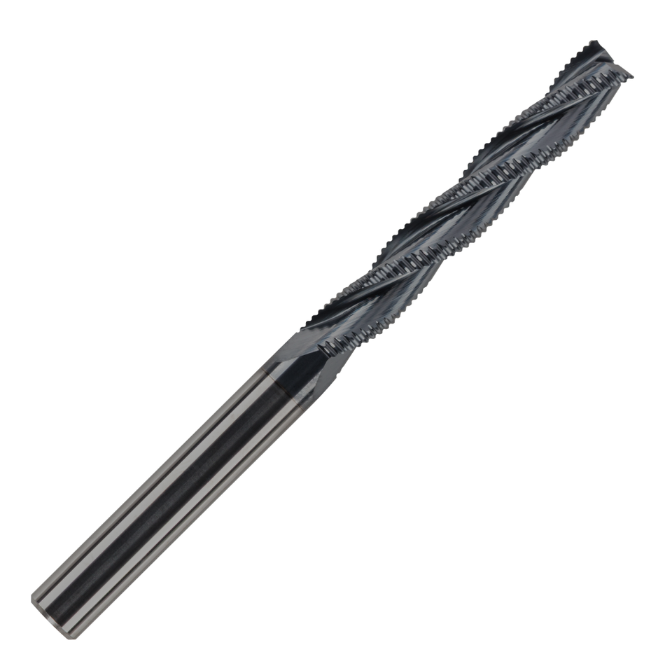 Solid Carbide 3 Flute Hogging Router Bit | Rennie Tool – Rennie Tool ...