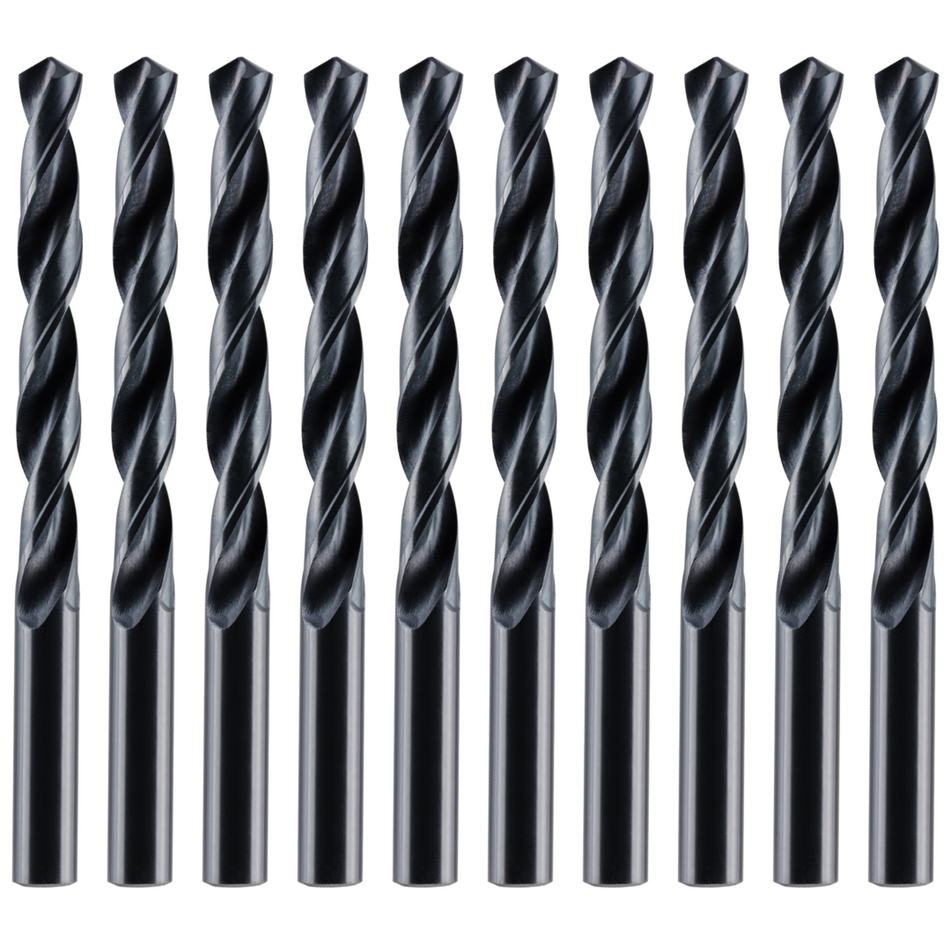 Box Of 10 x HSS ROLL FORGED JOBBER DRILLS