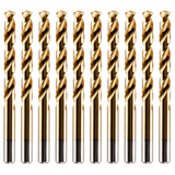 Box Of 10 x HSS M2 Titanium Coated Jobber Drill Bits