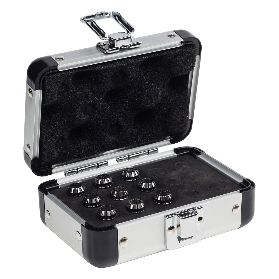 ER11 Collet Set - Metric And Imperial Sizes Included 9 Piece Set
