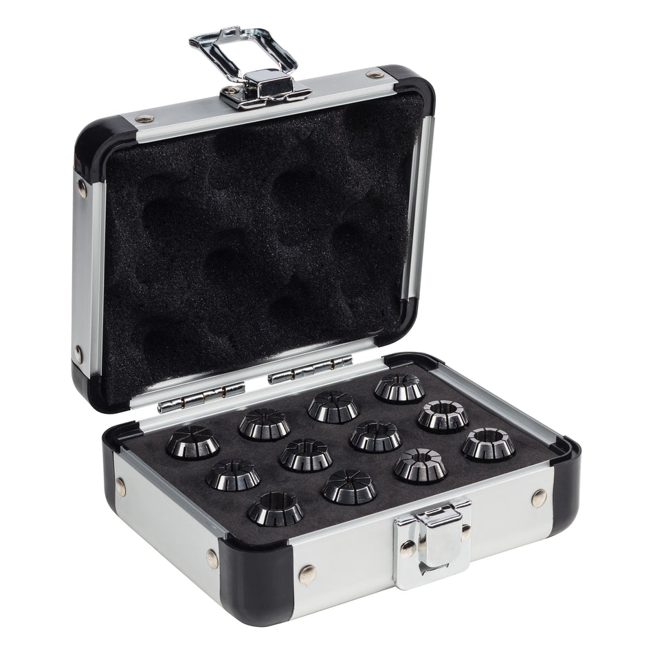 ER16 Collet Set - Metric And Imperial Sizes Included 12 Piece Set